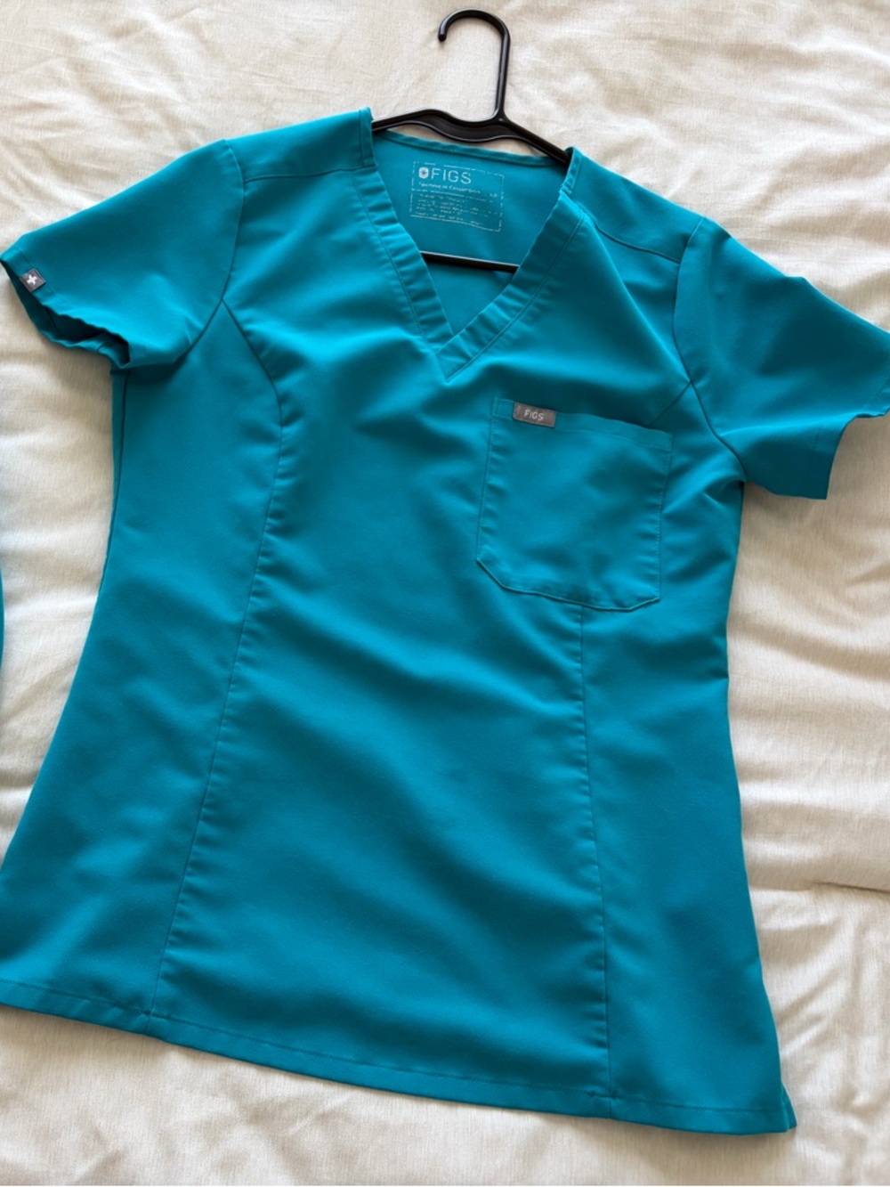Figs Teal Scrub Set